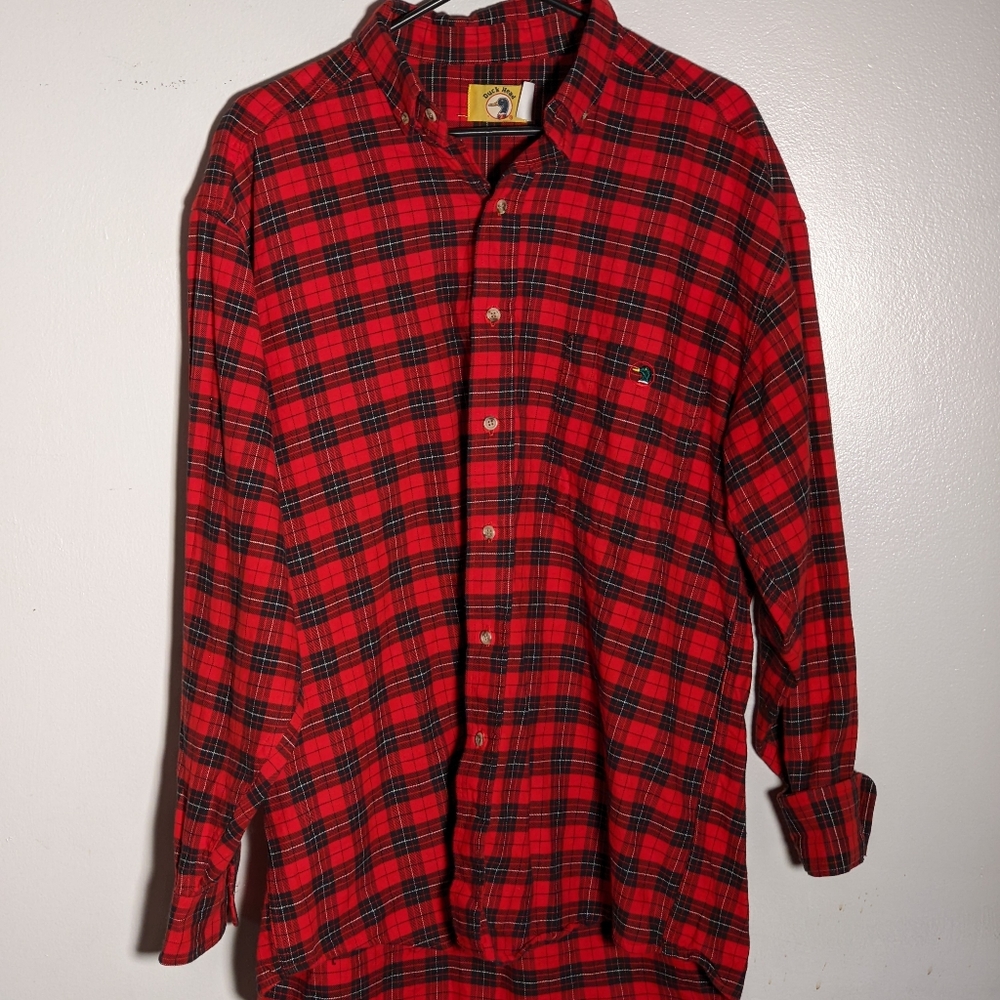 Vintage Long Sleeve Duck Head Flanel